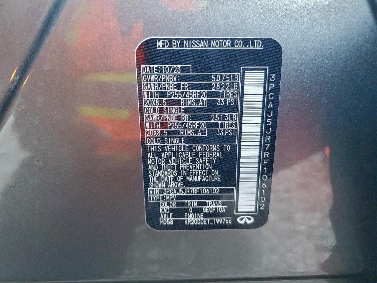 2024 Infiniti Qx55 Luxe - zdjęcie 13