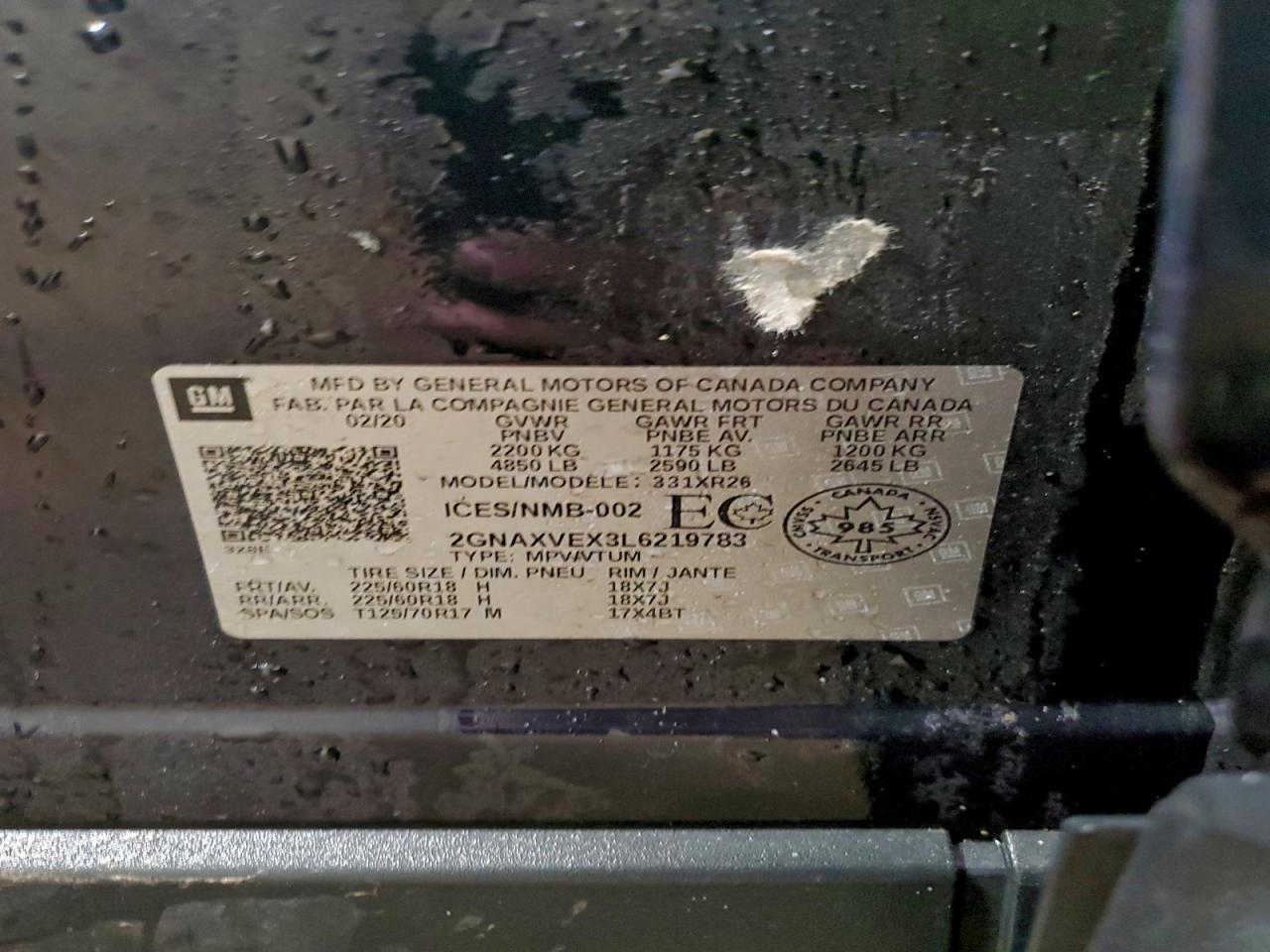 2020 Chevrolet Equinox Lt - zdjęcie 13