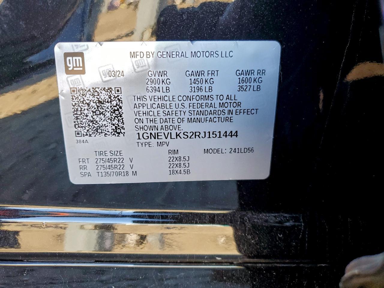 2024 Chevrolet Traverse Rs - zdjęcie 14