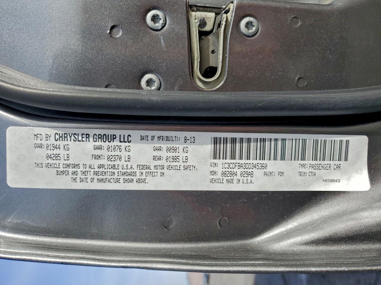 2013 Dodge Dart Sxt - zdjęcie 12