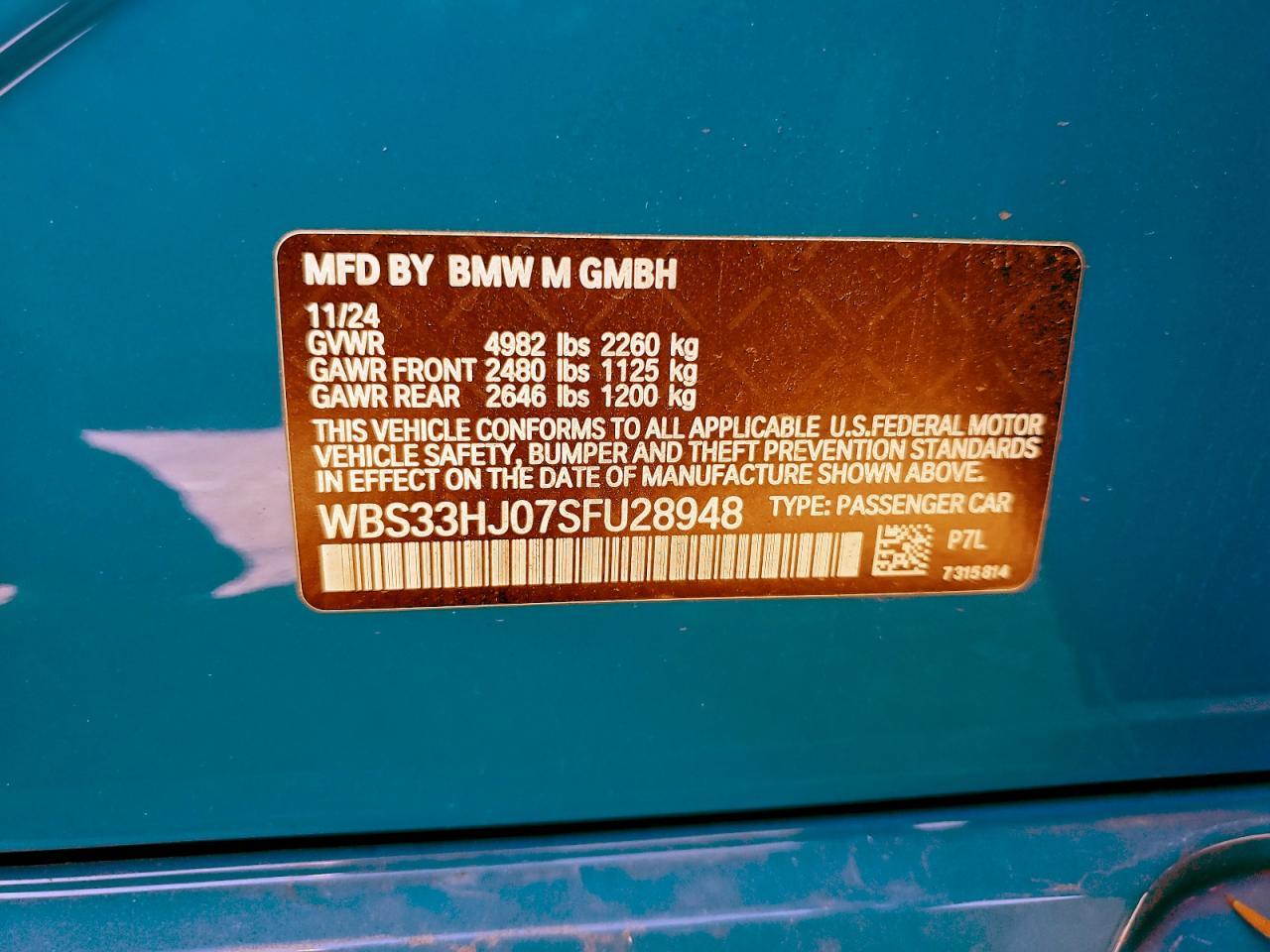 2025 BMW M3 Competition - zdjęcie 13