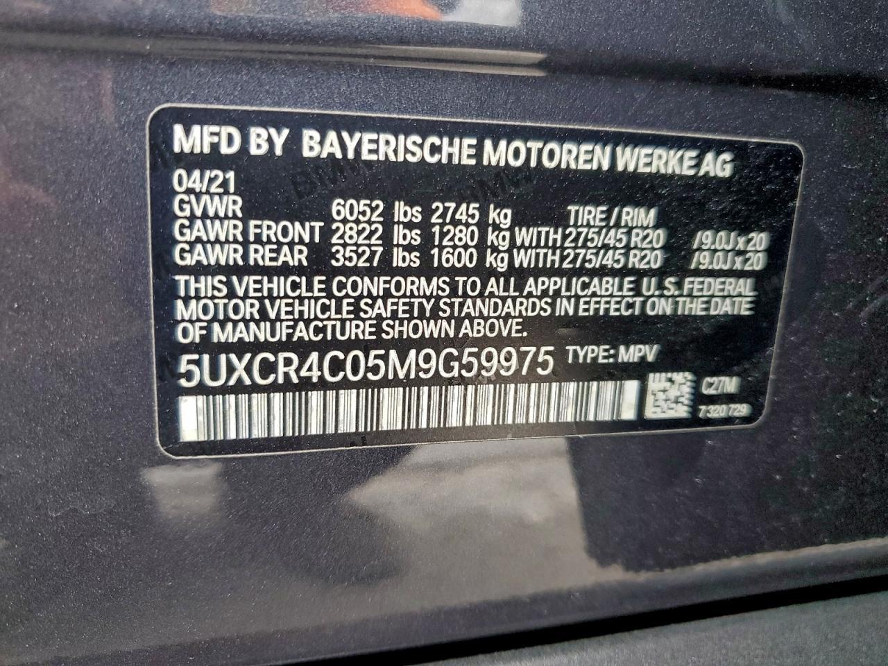 2021 BMW X5 Sdrive 40I - zdjęcie 14
