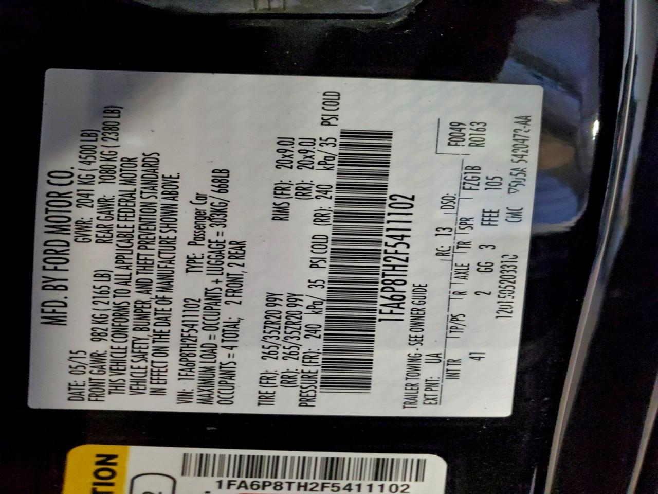 2015 Ford Mustang - zdjęcie 13