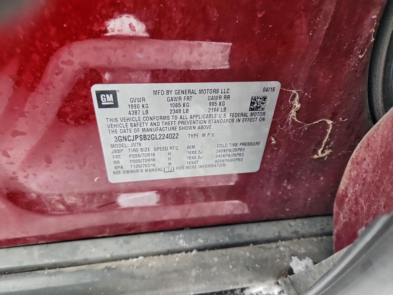 2016 Chevrolet Trax 1Lt - zdjęcie 13