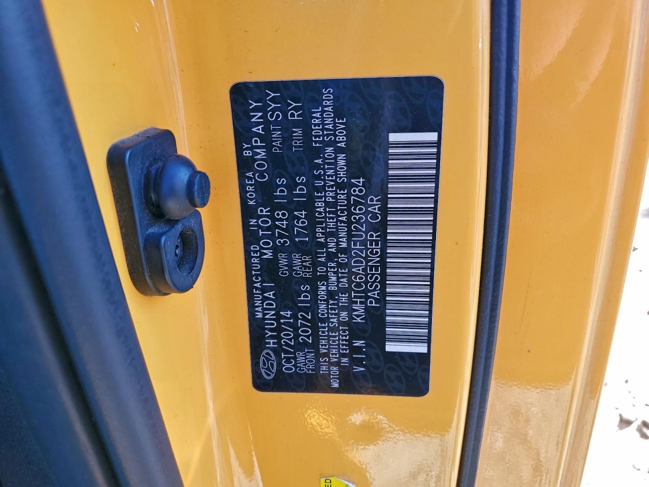 2015 Hyundai Veloster - zdjęcie 12