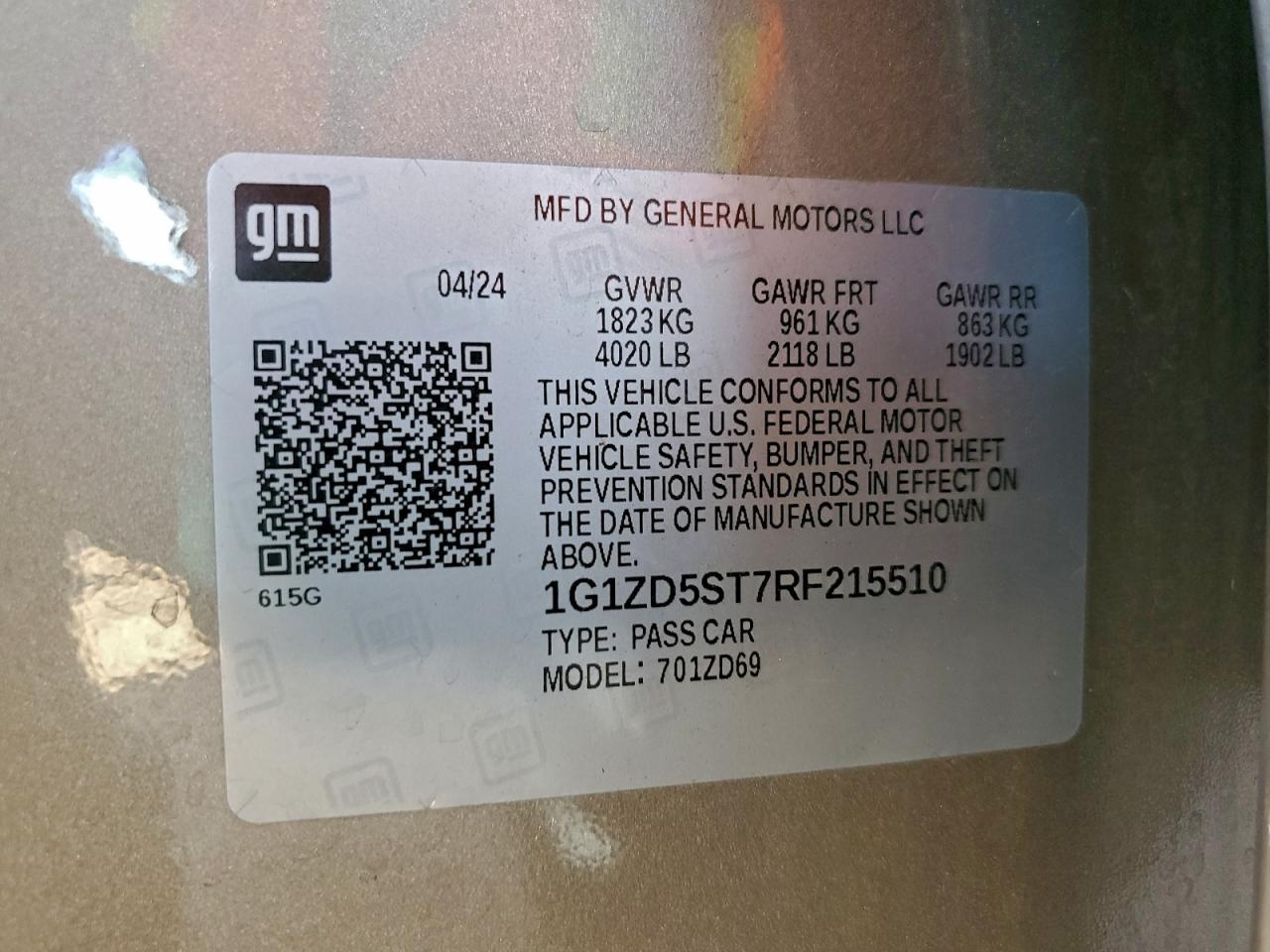 2024 Chevrolet Malibu Lt - zdjęcie 12