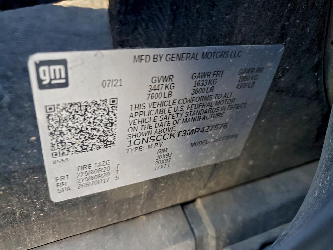 2021 Chevrolet Suburban C1500 Lt - zdjęcie 13