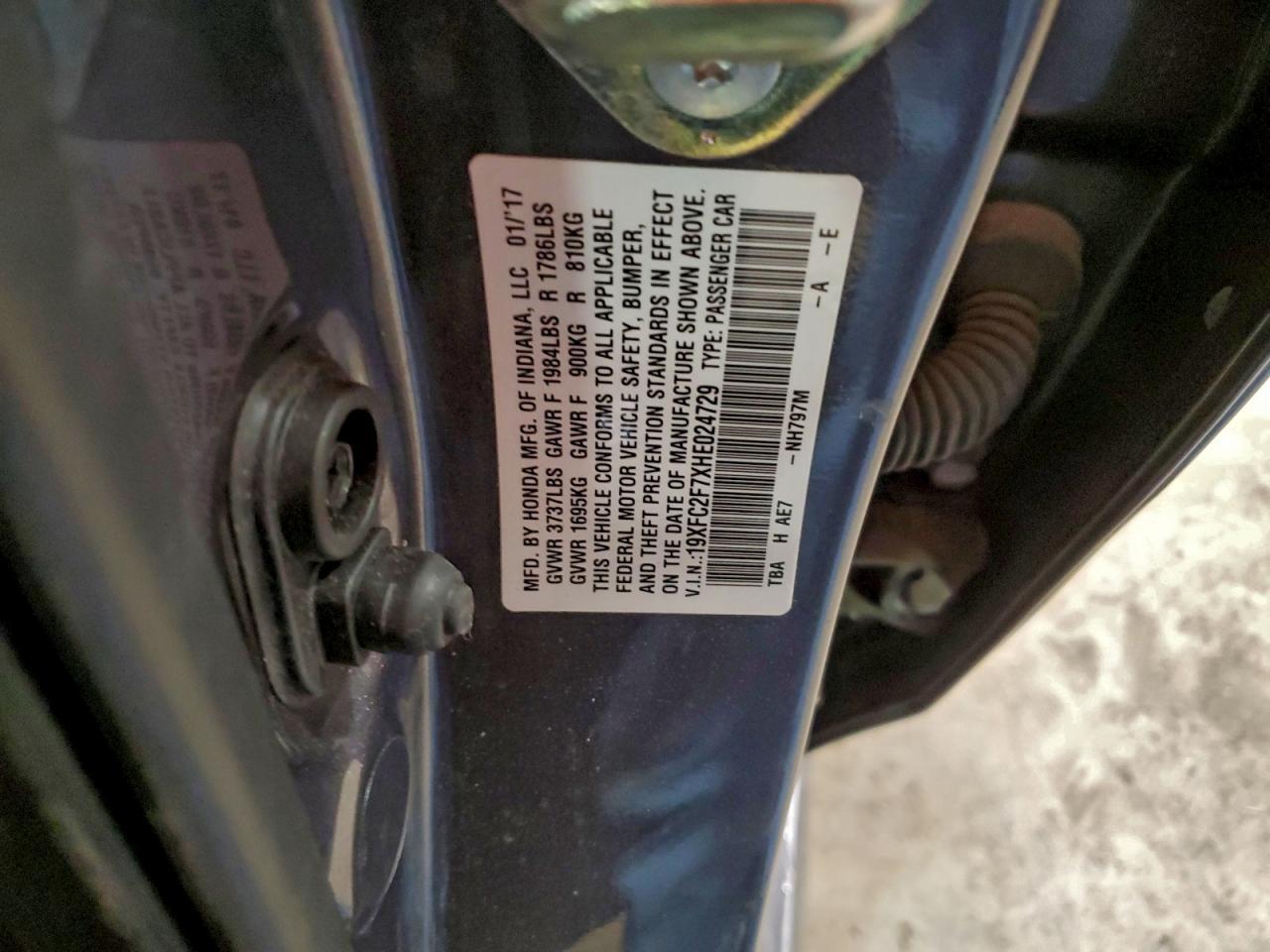 2017 Honda Civic Ex - zdjęcie 12