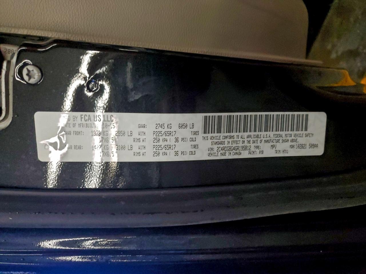 2016 Dodge Grand Caravan Se - zdjęcie 13