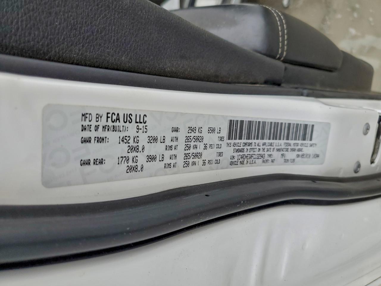 2015 Dodge Durango Citadel - zdjęcie 13