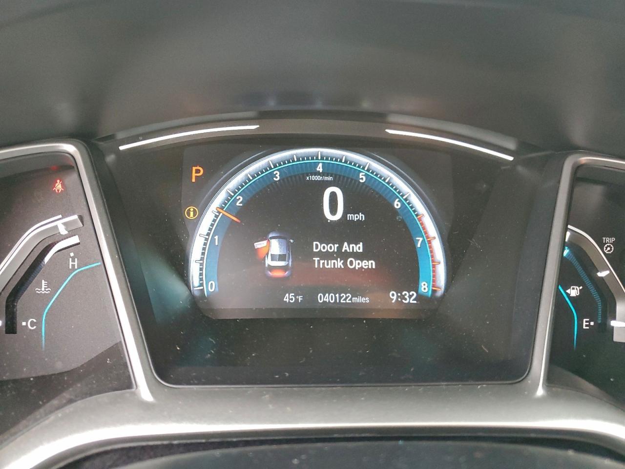 2019 Honda Civic Ex - zdjęcie 9