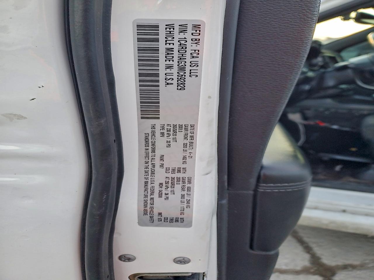 2021 Dodge Durango Sxt - zdjęcie 14