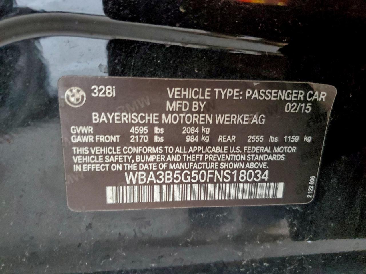 2015 BMW 328 Xi Sulev - zdjęcie 12