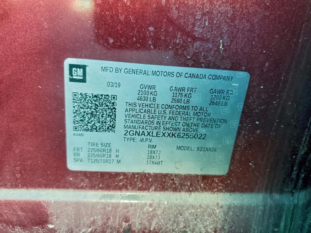 2019 Chevrolet Equinox Lt - zdjęcie 13