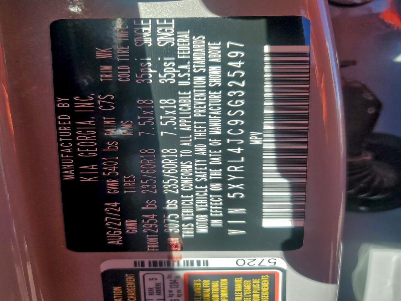 2025 Kia Sorento - zdjęcie 14