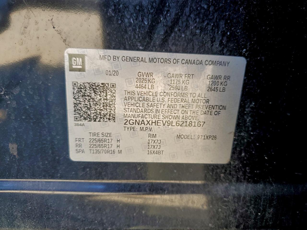 2020 Chevrolet Equinox Ls - zdjęcie 12