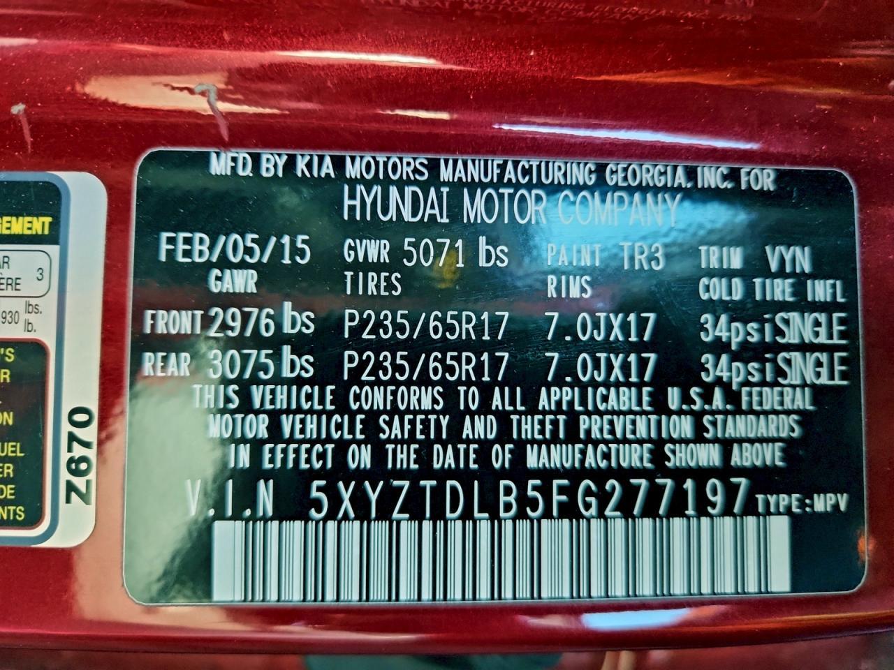 2015 Hyundai Santa Fe Sport - zdjęcie 13