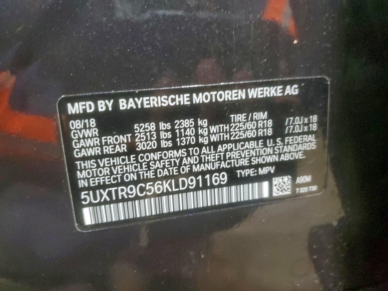 2019 BMW X3 xDrive30I - zdjęcie 12