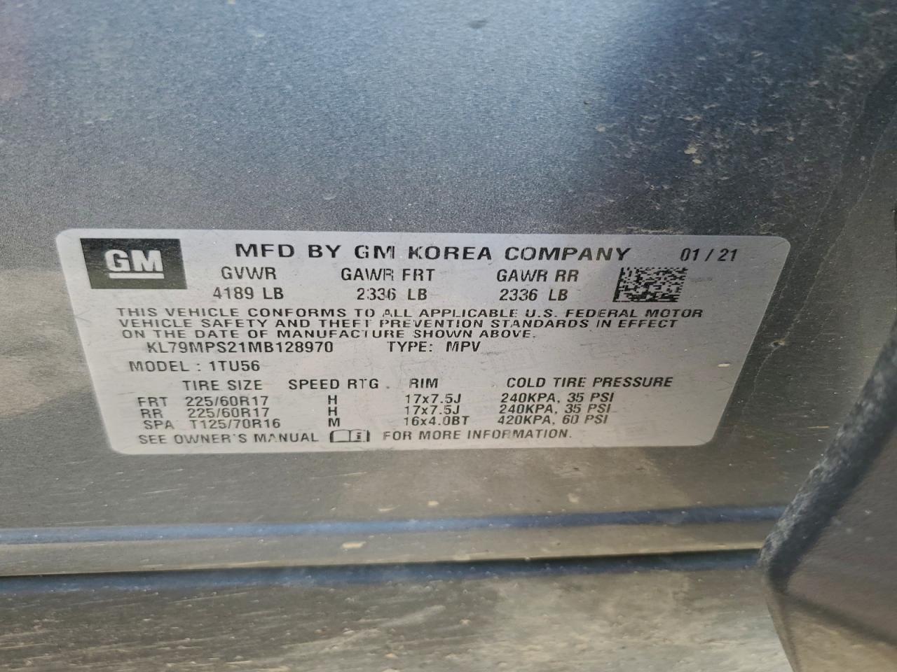 2021 Chevrolet Trailblazer Lt - zdjęcie 13