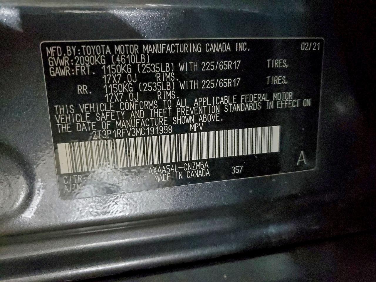 2021 Toyota Rav4 Xle - zdjęcie 12