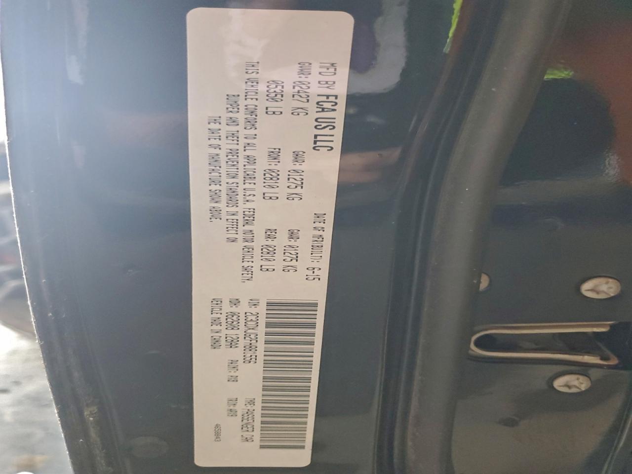 2015 Dodge Charger Sxt - zdjęcie 12