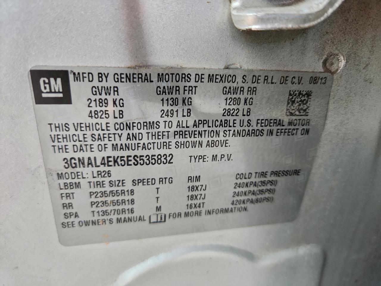 2014 Chevrolet Captiva Ltz - zdjęcie 14