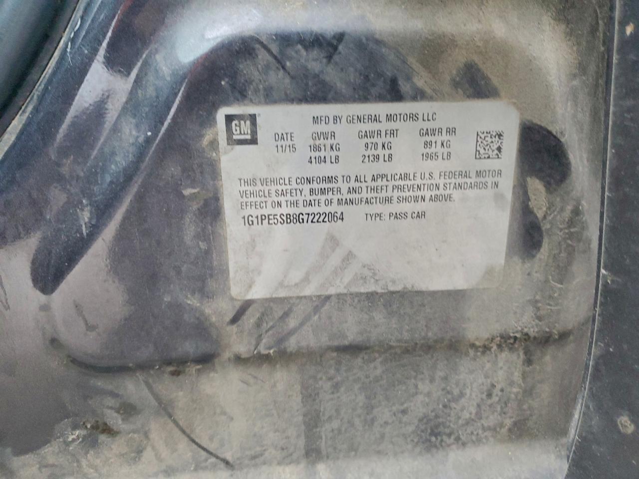 2016 Chevrolet Cruze Limited Lt - zdjęcie 12