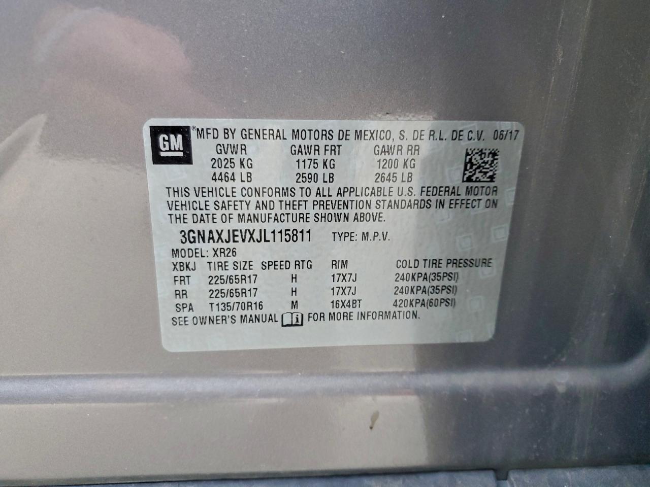 2018 Chevrolet Equinox Lt - zdjęcie 13