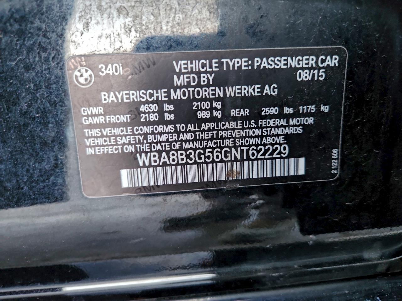2016 BMW 340 I - zdjęcie 13