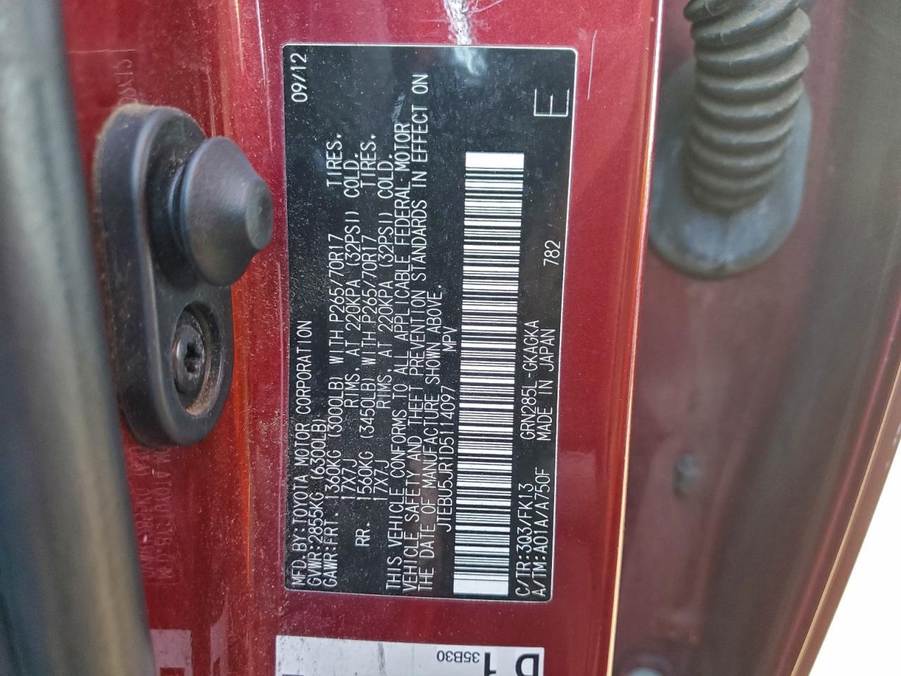 2013 Toyota 4Runner Sr5 - zdjęcie 13