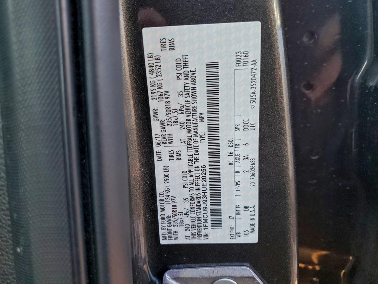 2017 Ford Escape Titanium - zdjęcie 13
