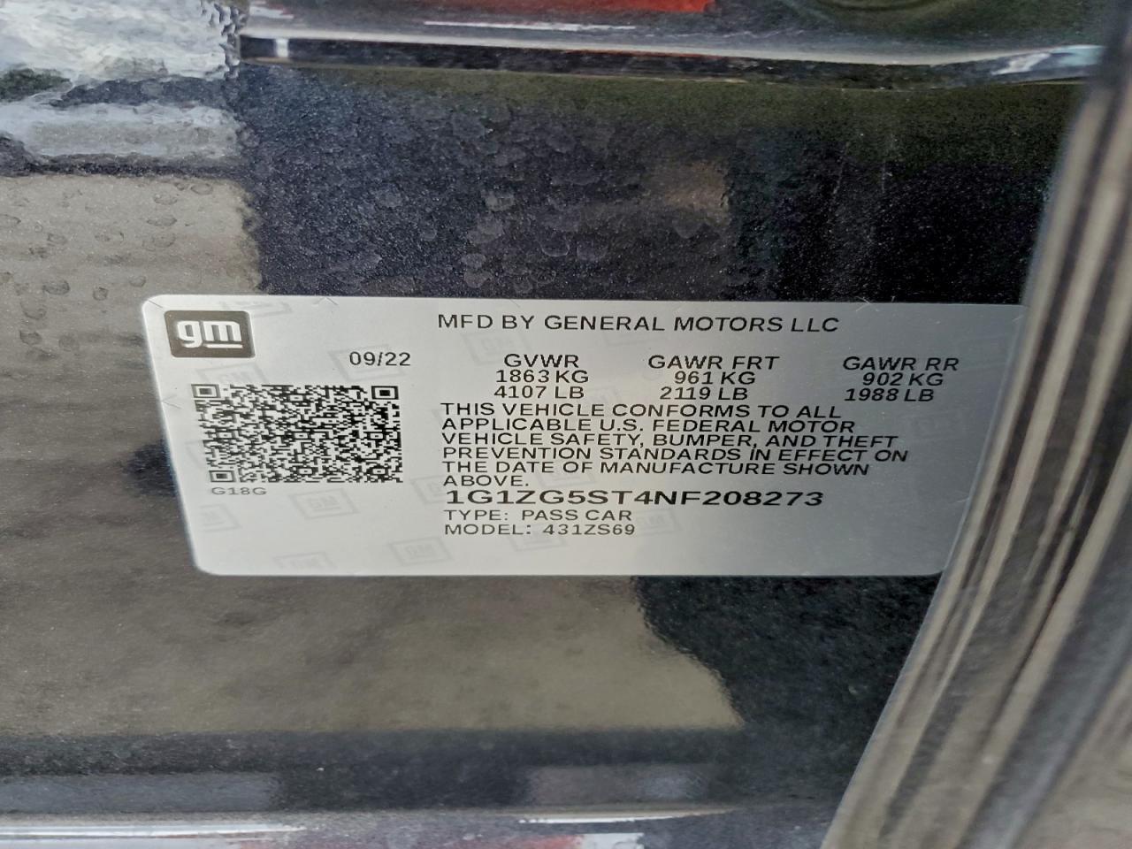 2022 Chevrolet Malibu Rs - zdjęcie 13