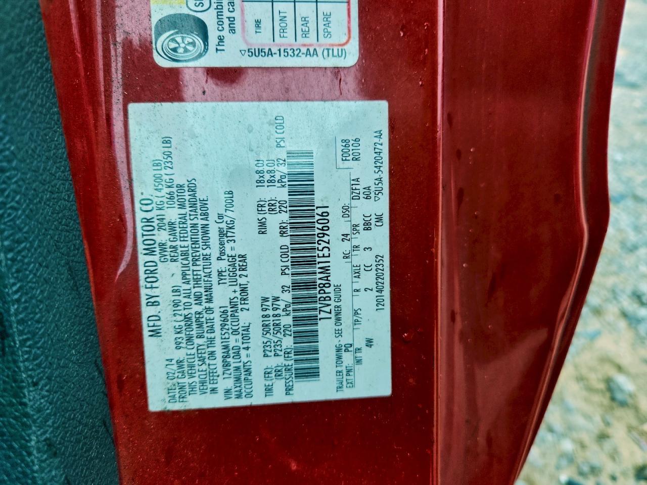 2014 Ford Mustang - zdjęcie 14