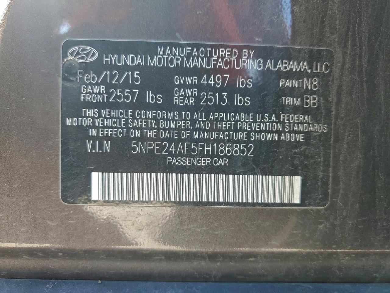 2015 Hyundai Sonata Se - zdjęcie 12