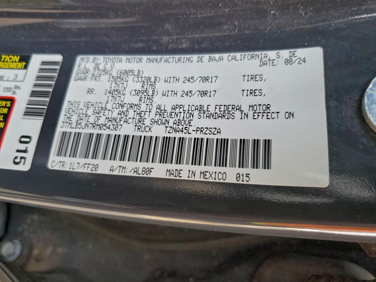 2024 Toyota Tacoma Double Cab - zdjęcie 13