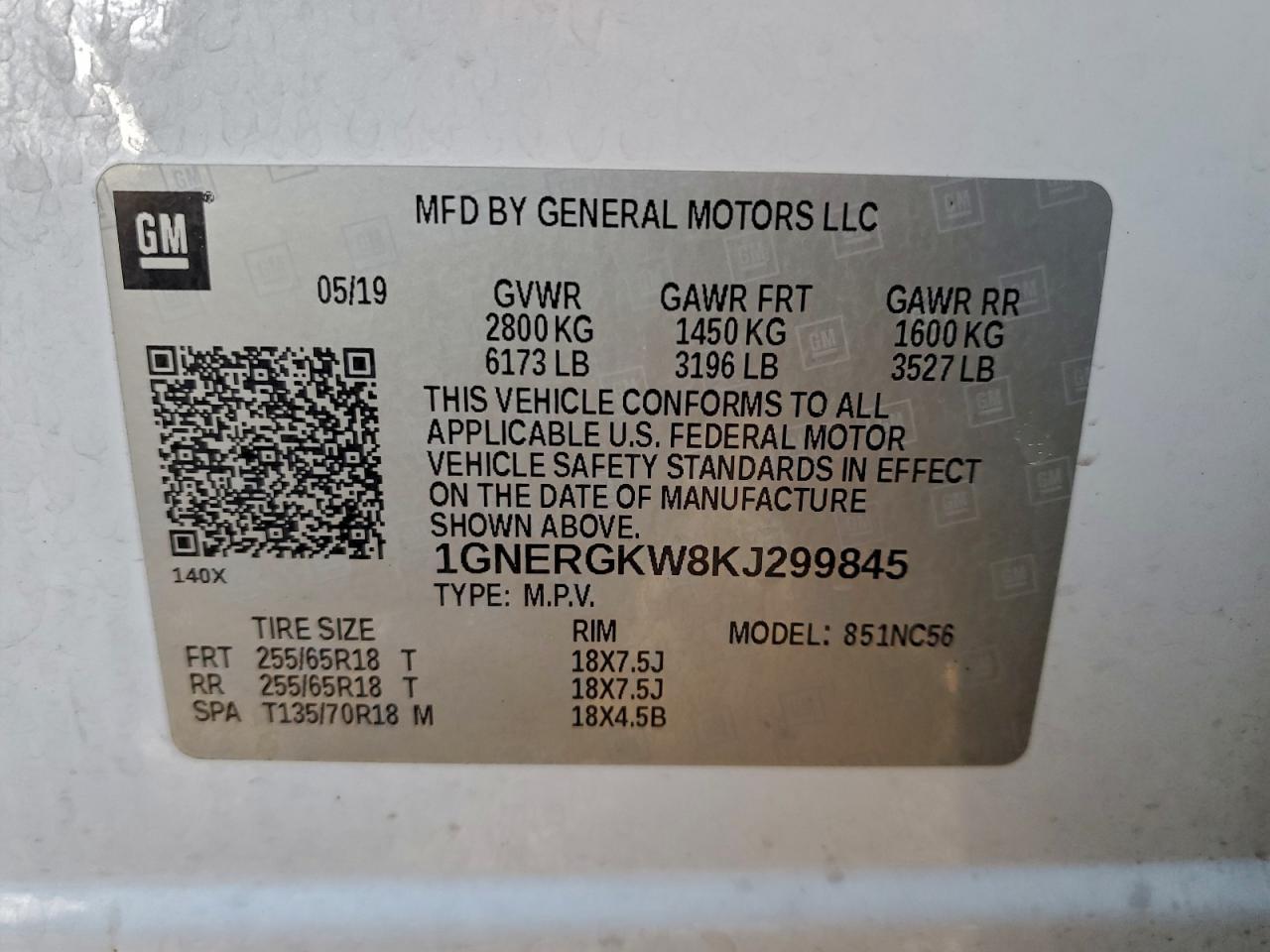 2019 Chevrolet Traverse Lt - zdjęcie 13