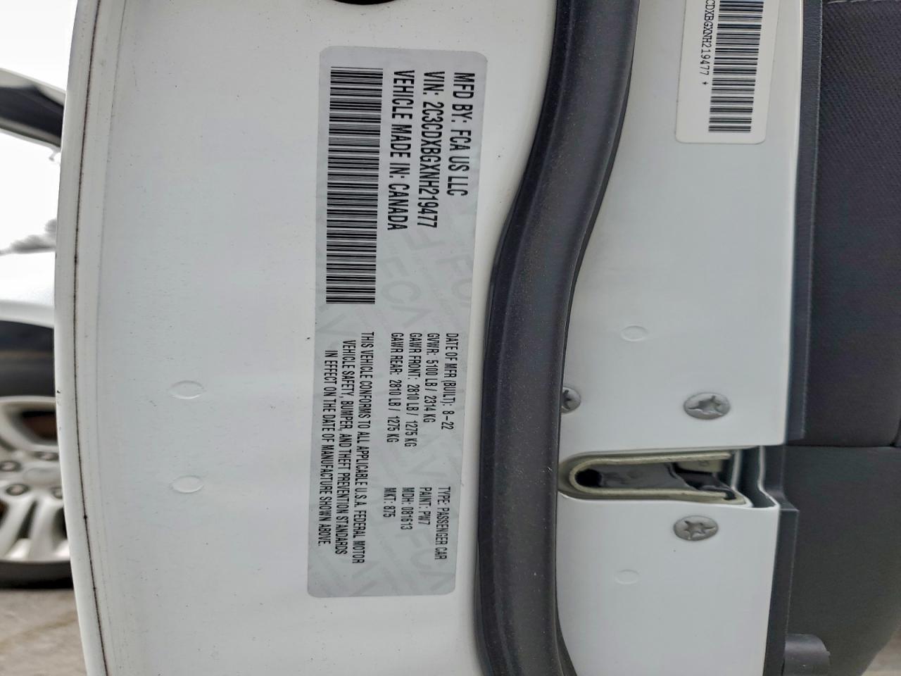 2022 Dodge Charger Sxt - zdjęcie 13