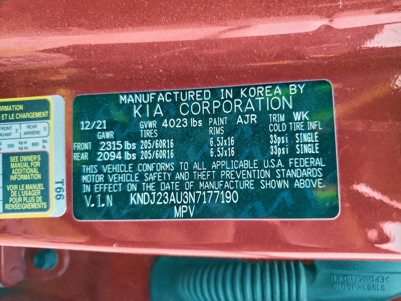 2022 Kia Soul Lx - zdjęcie 14