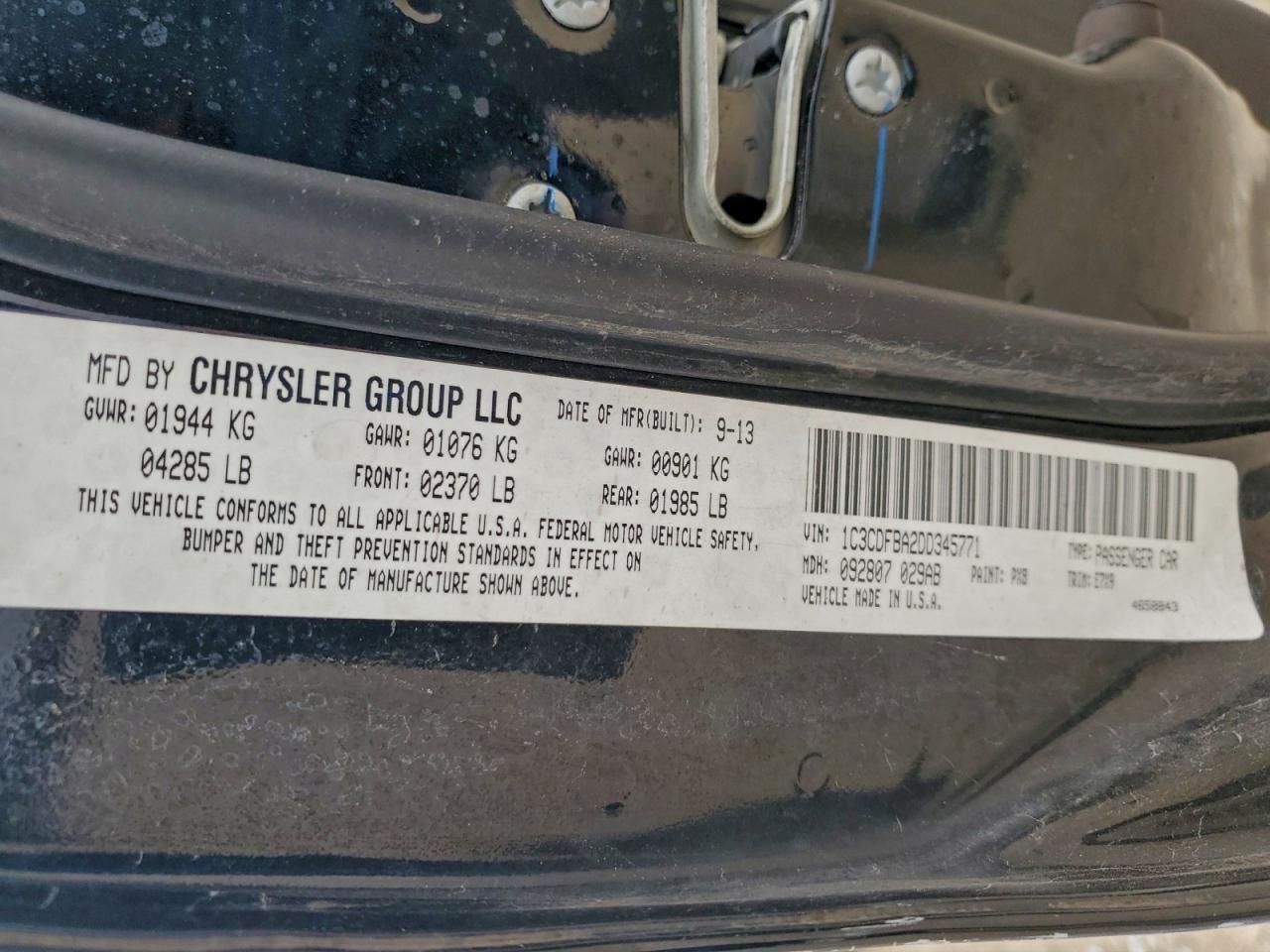 2013 Dodge Dart Sxt - zdjęcie 12