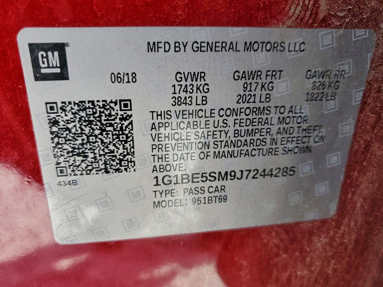 2018 Chevrolet Cruze Lt - zdjęcie 12