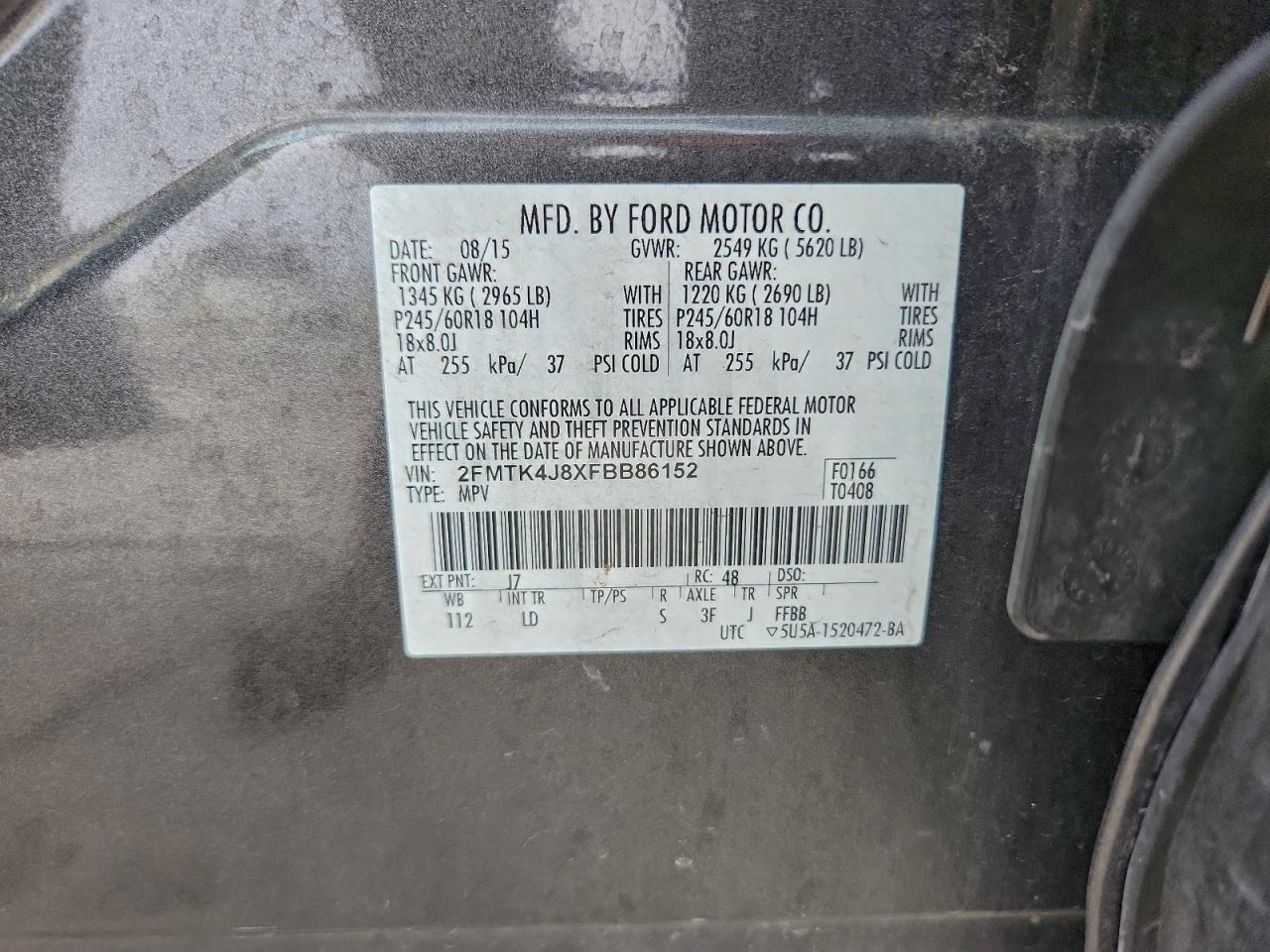 2015 Ford Edge Sel - zdjęcie 13