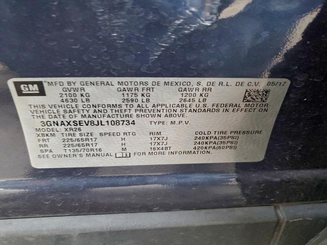 2018 Chevrolet Equinox Lt - zdjęcie 13