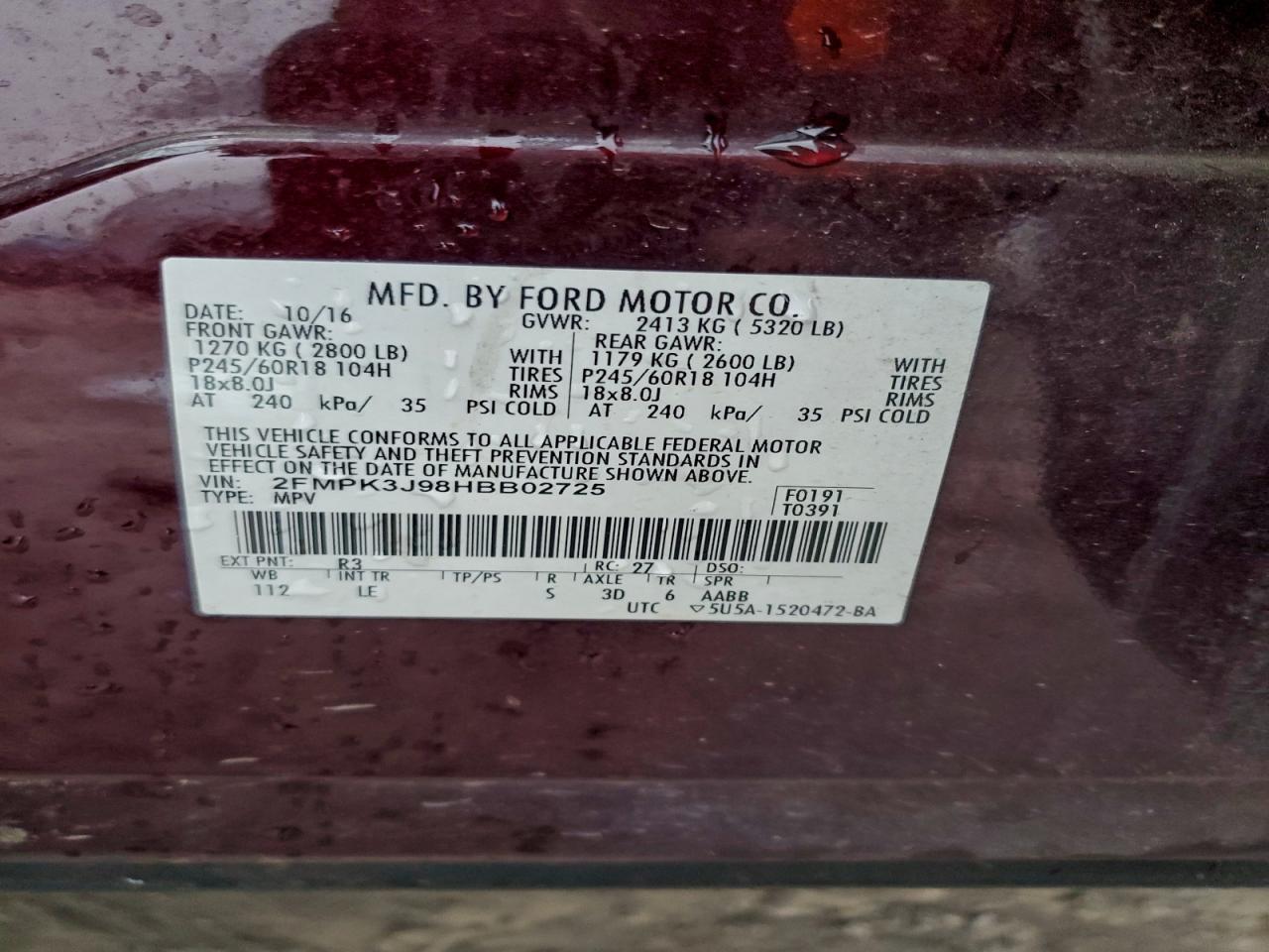 2017 Ford Edge Sel - zdjęcie 13