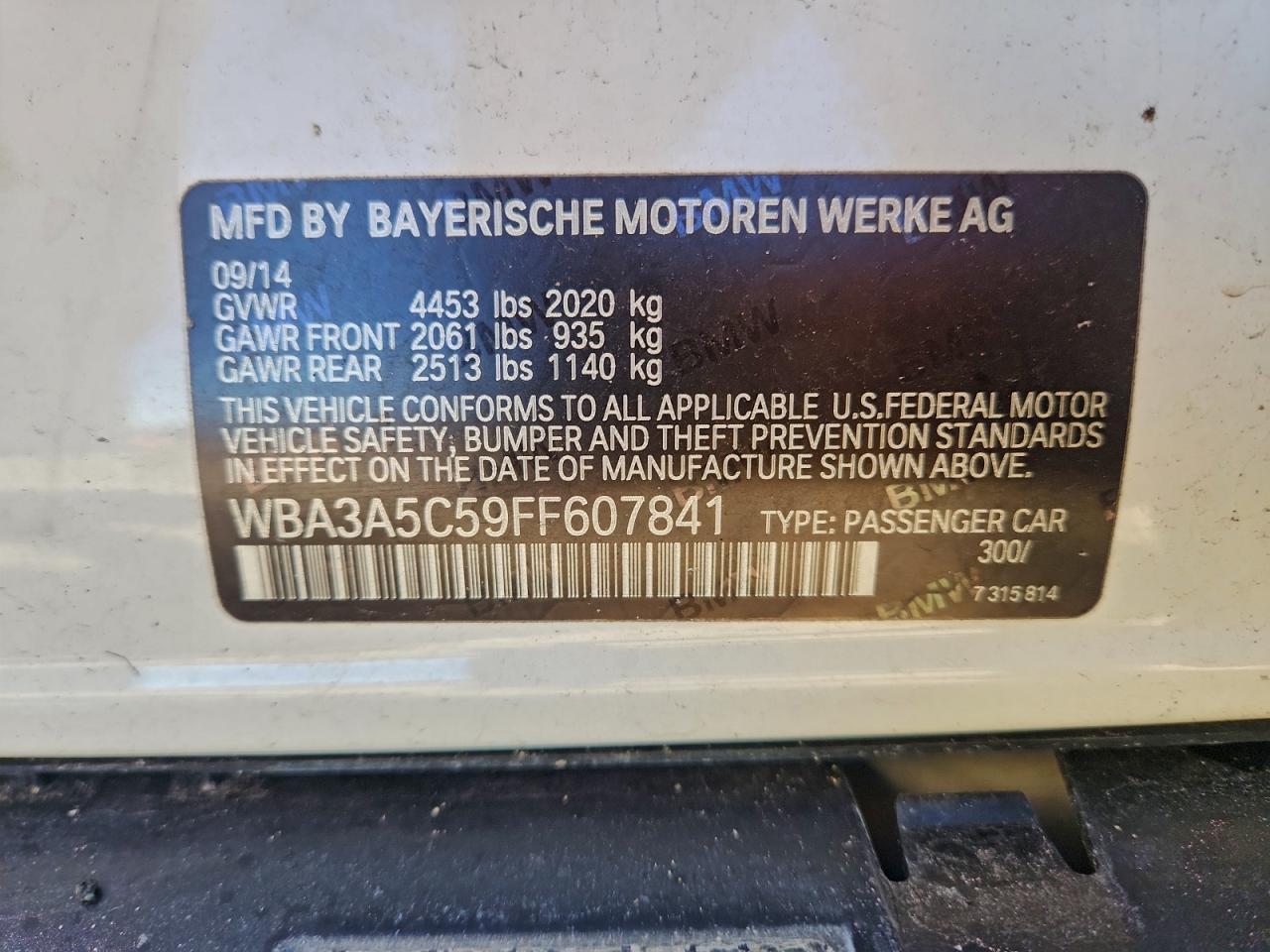 2015 BMW 328 I - zdjęcie 13