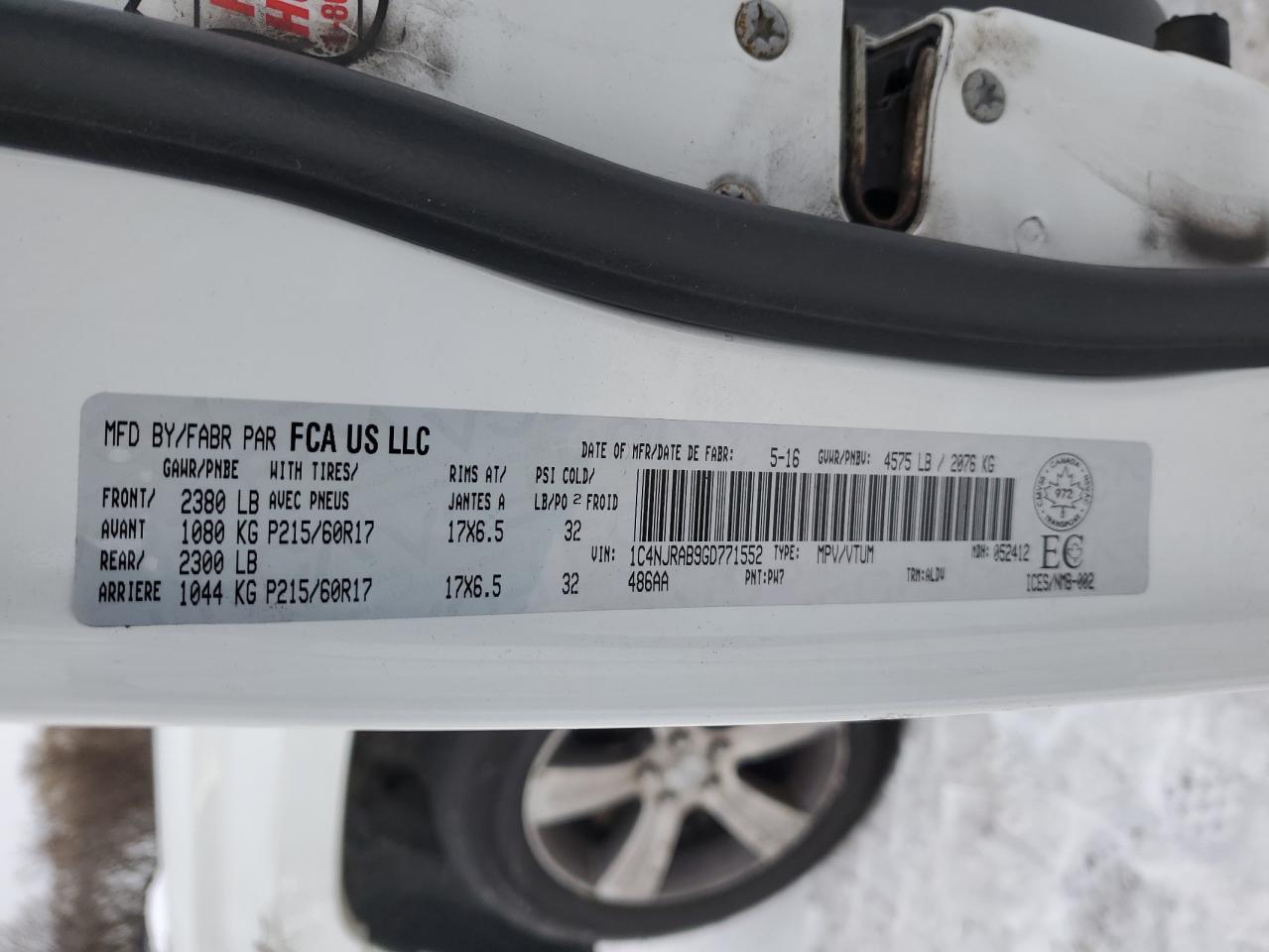 2016 Jeep Patriot - zdjęcie 13