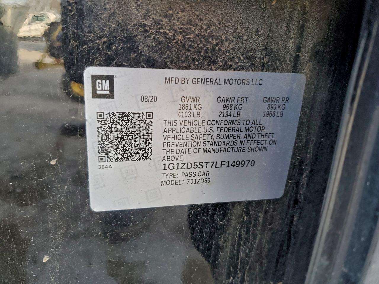 2020 Chevrolet Malibu Lt - zdjęcie 12