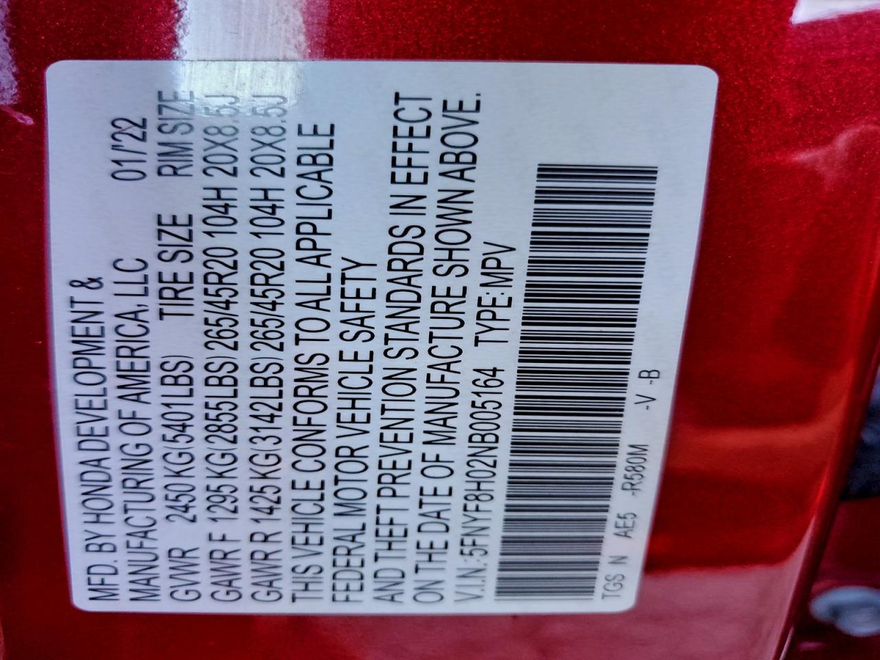 2022 Honda Passport Elite - zdjęcie 13