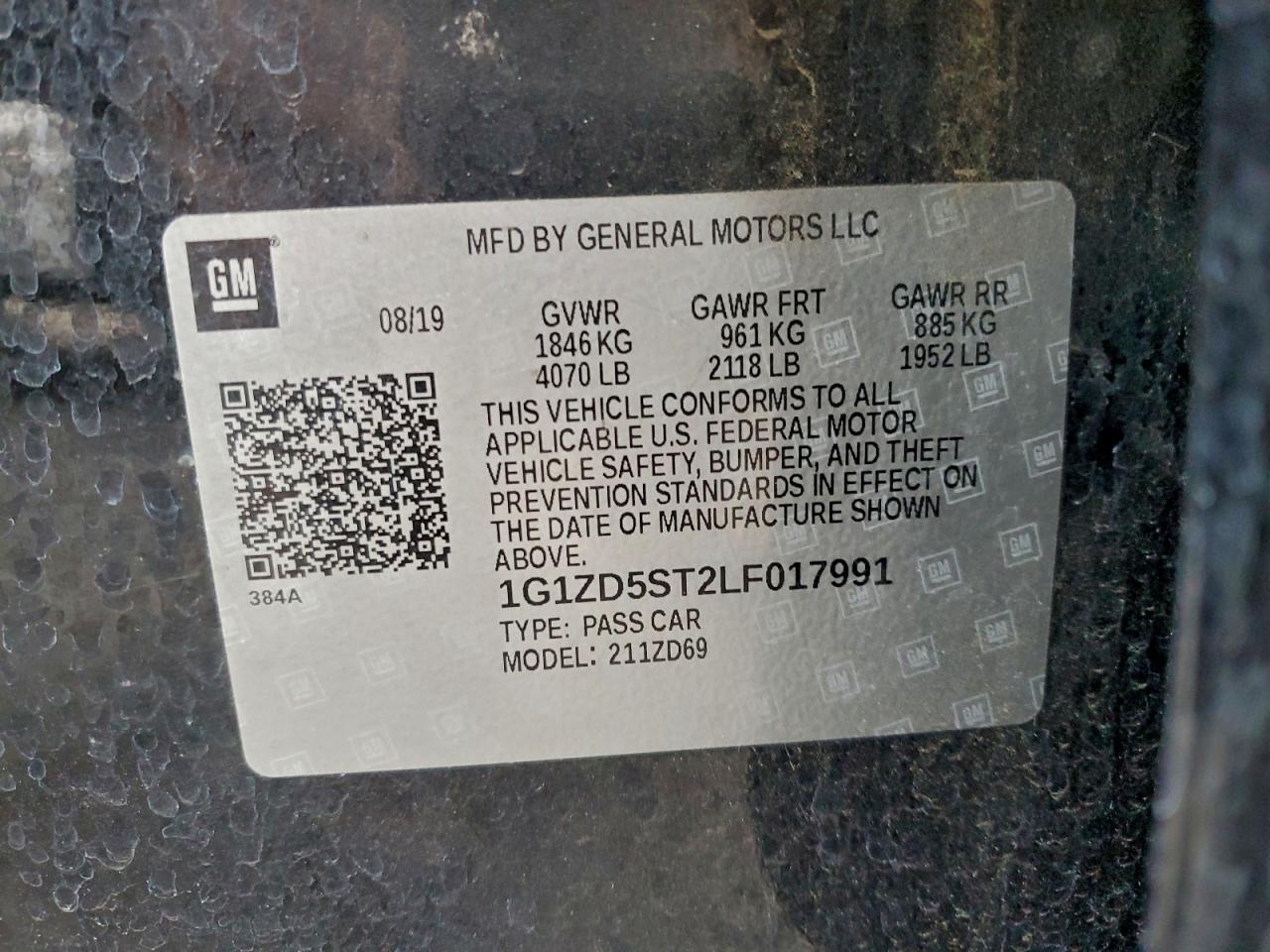 2020 Chevrolet Malibu Lt - zdjęcie 13