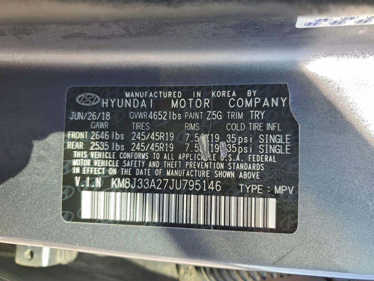 2018 Hyundai Tucson Value - zdjęcie 14
