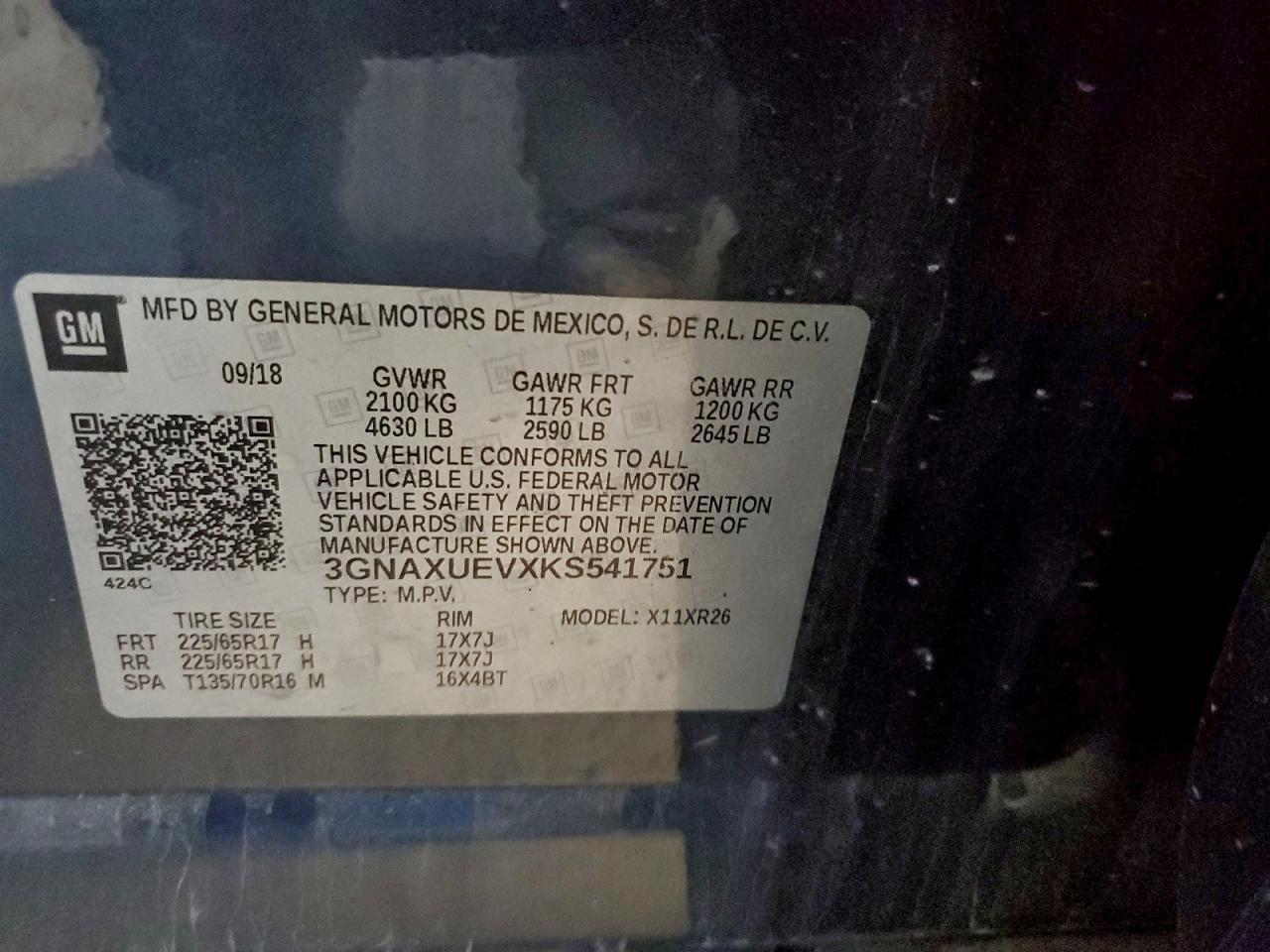 2019 Chevrolet Equinox Lt - zdjęcie 13